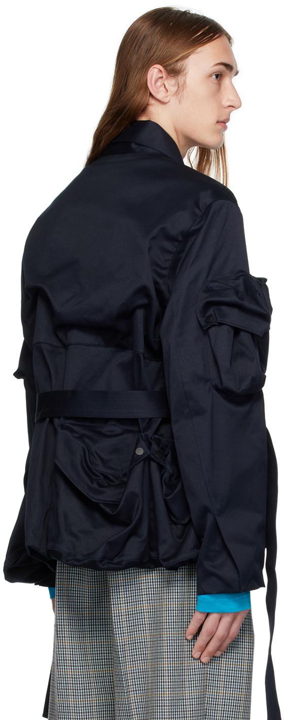 Botter Navy Utility Pocket Jacket