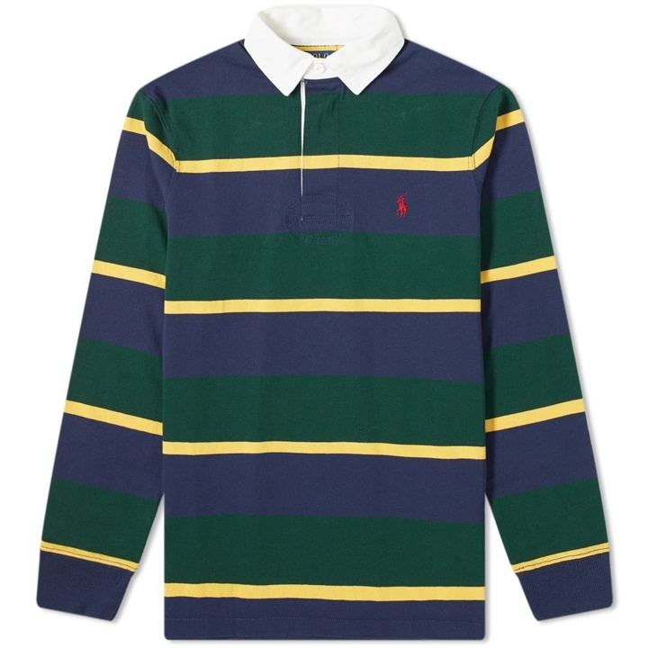 Photo: Polo Ralph Lauren Narrow Stripe Rugby Shirt