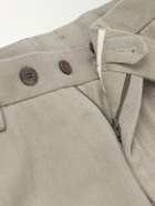 Thom Sweeney - Straight-Leg Cotton-Twill Trousers - Neutrals