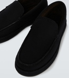 Zegna - Felted wool shearling-lined slippers