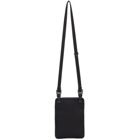 Bottega Veneta Black Canvas Hi-Tech Messenger Bag