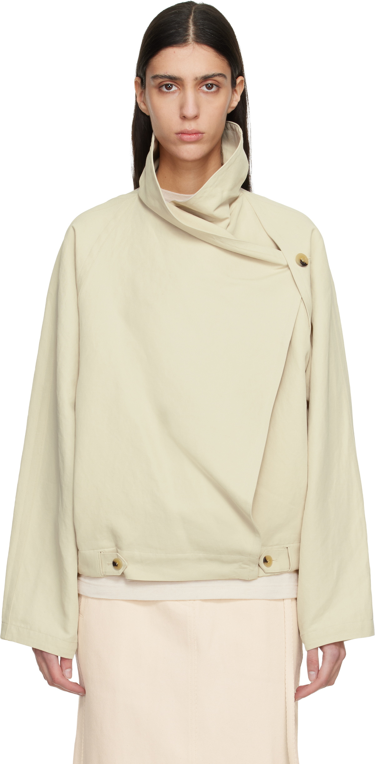 LE17SEPTEMBRE Off-White Sculptured Jacket