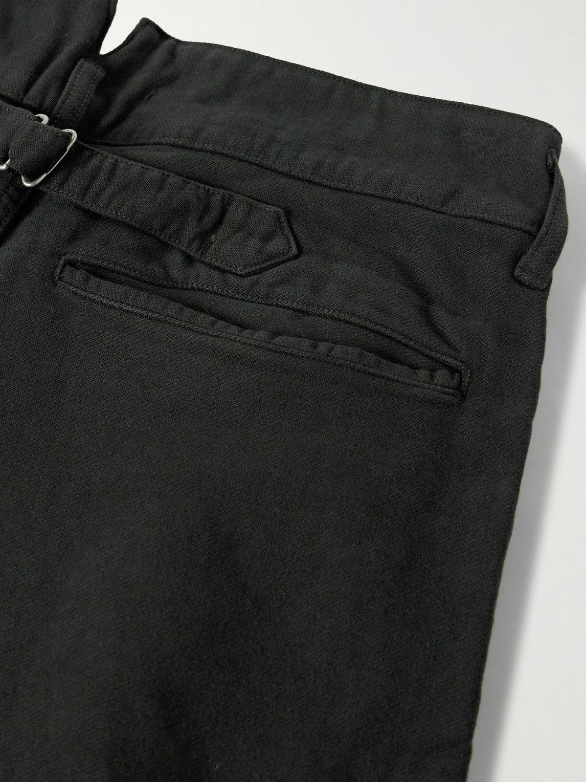 Visvim - Pastoral Straight-Leg Wool, Linen and Cotton-Blend Moleskin Trousers - Black
