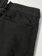 Visvim - Pastoral Straight-Leg Wool, Linen and Cotton-Blend Moleskin Trousers - Black