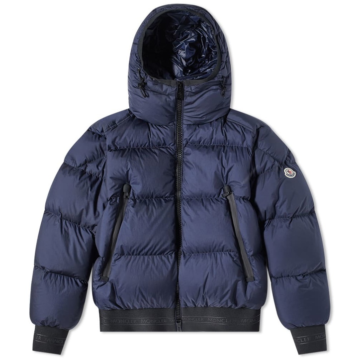 Photo: Moncler Veyre Cuffed Hooded Down Jacket