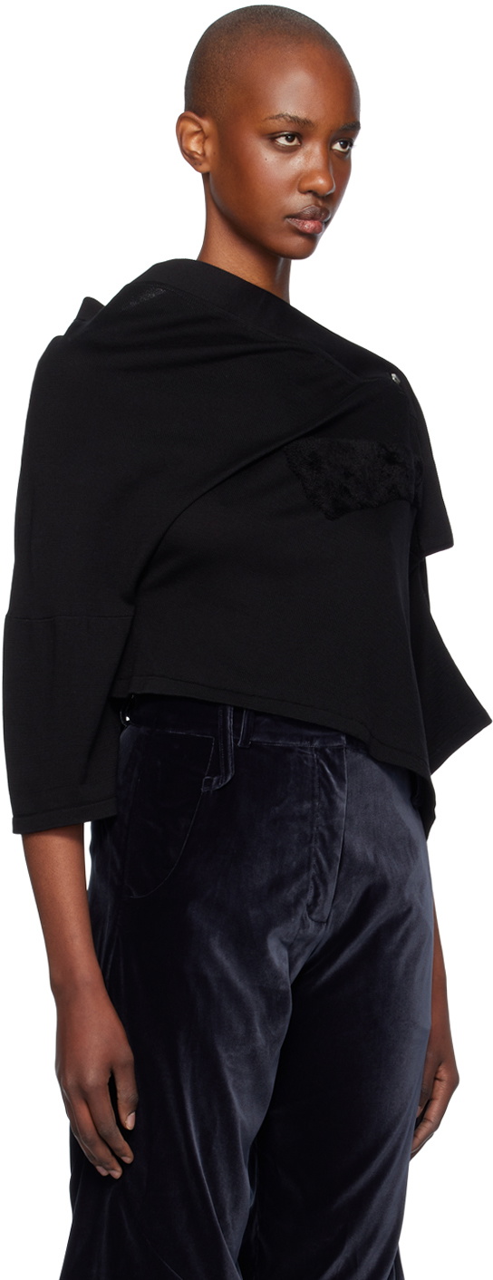 Kiko Kostadinov Black Fortunati Sweater
