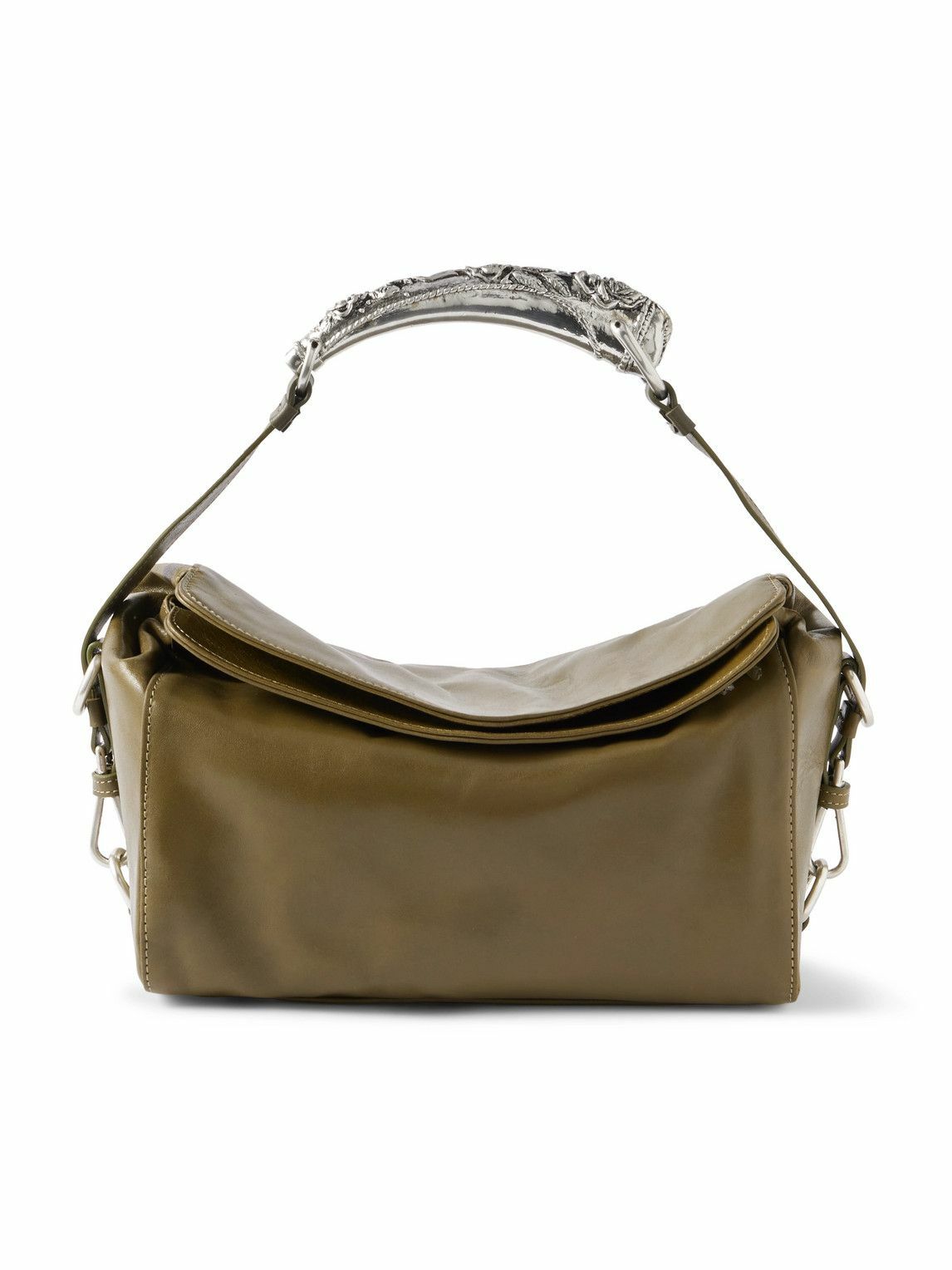 ENFANTS RICHES DEPRIMES レザー メッセンジャーバッグ Enfants Riches Déprimés - Small Leather and Silver-Tone
