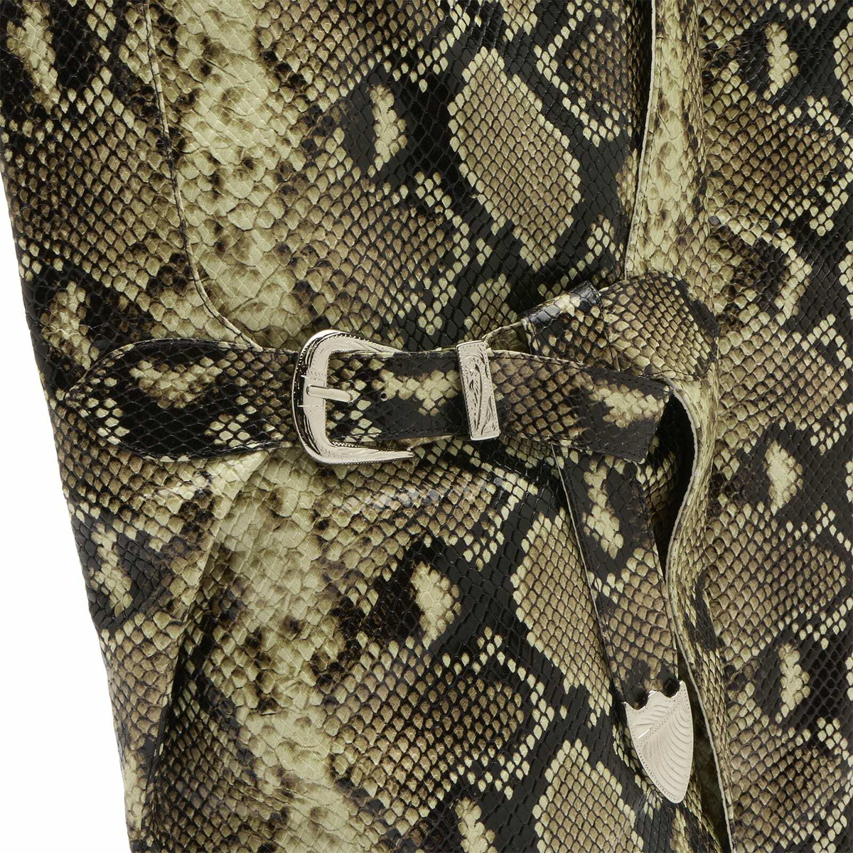 Toga Pulla Women's Toga Archives Snake Embossed Boot in Natural
