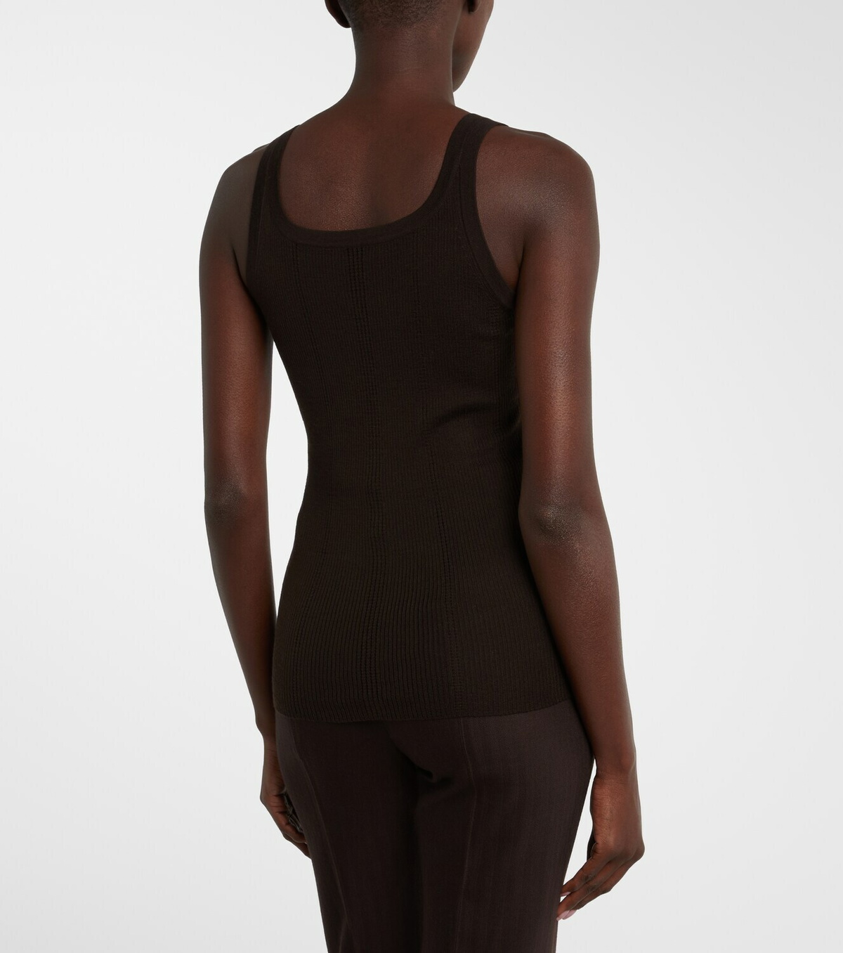 Gabriela Hearst Pointelle wool tank top