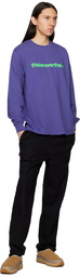 thisisneverthat Purple Printed Long Sleeve T-Shirt