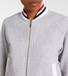 Thom Browne Cotton-blend bomber jacket