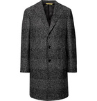 Canali - Kei Prince of Wales Checked Wool-Blend Overcoat - Men - Gray