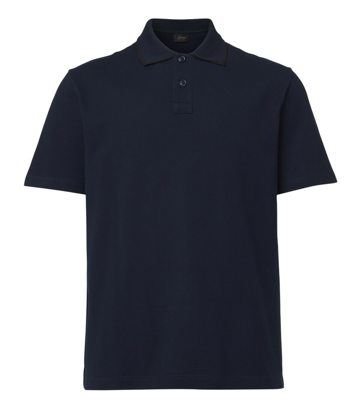 Photo: Brioni Cotton piqué polo shirt