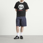 Pleasures Men's x Zero Single Skull Heavyweight T-Shirt in Black