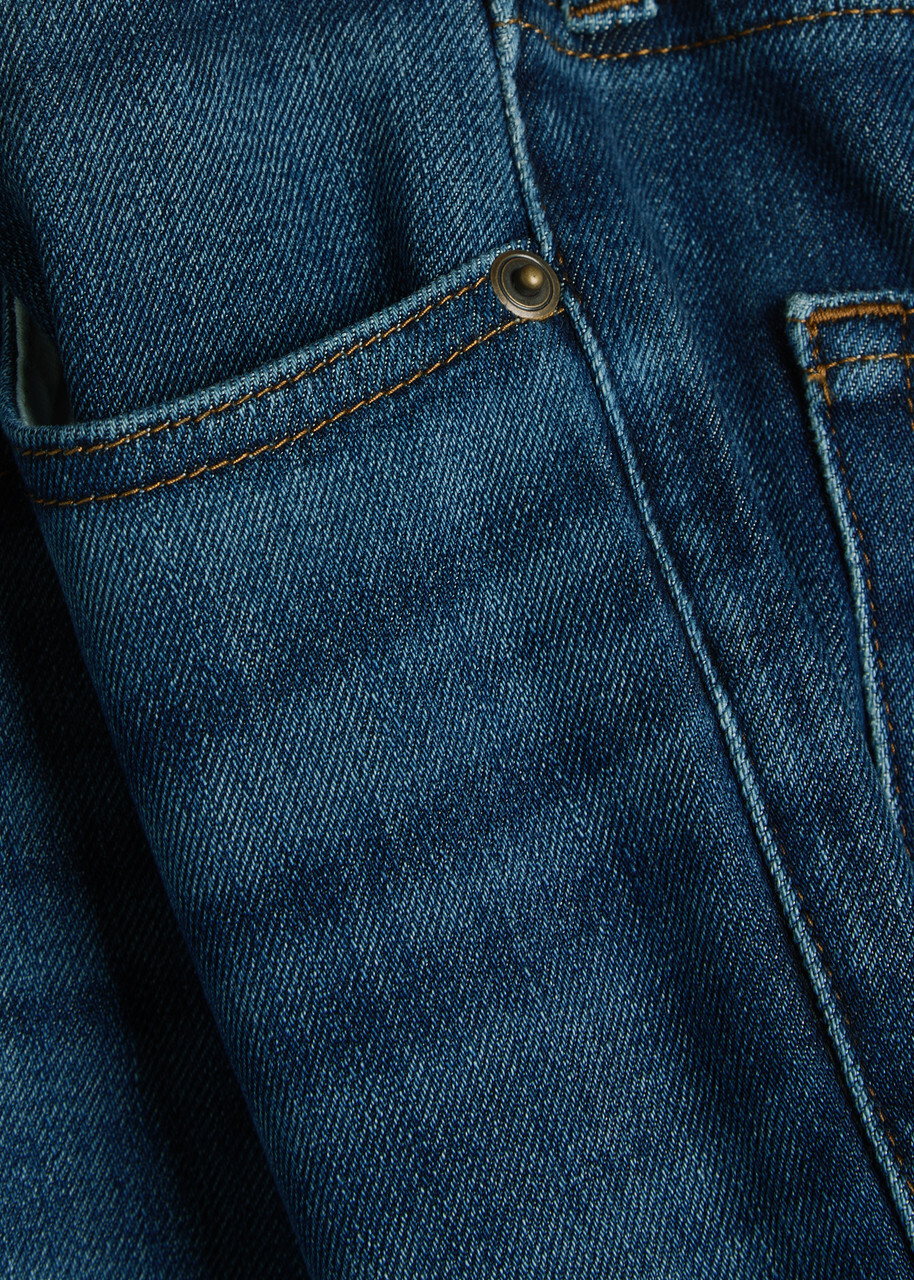 Good American Good Classic Bootcut Jeans Navy