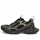 Balenciaga Men's 3XL Charm Sneaker in Black/Silver