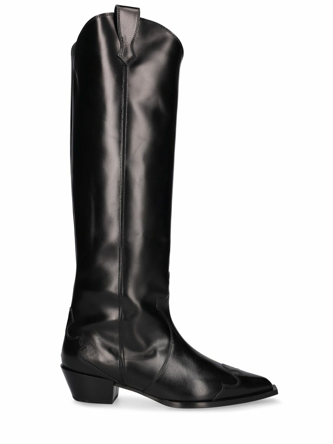 AEYDE 40mm Aruna Leather Tall Boots Aeyde