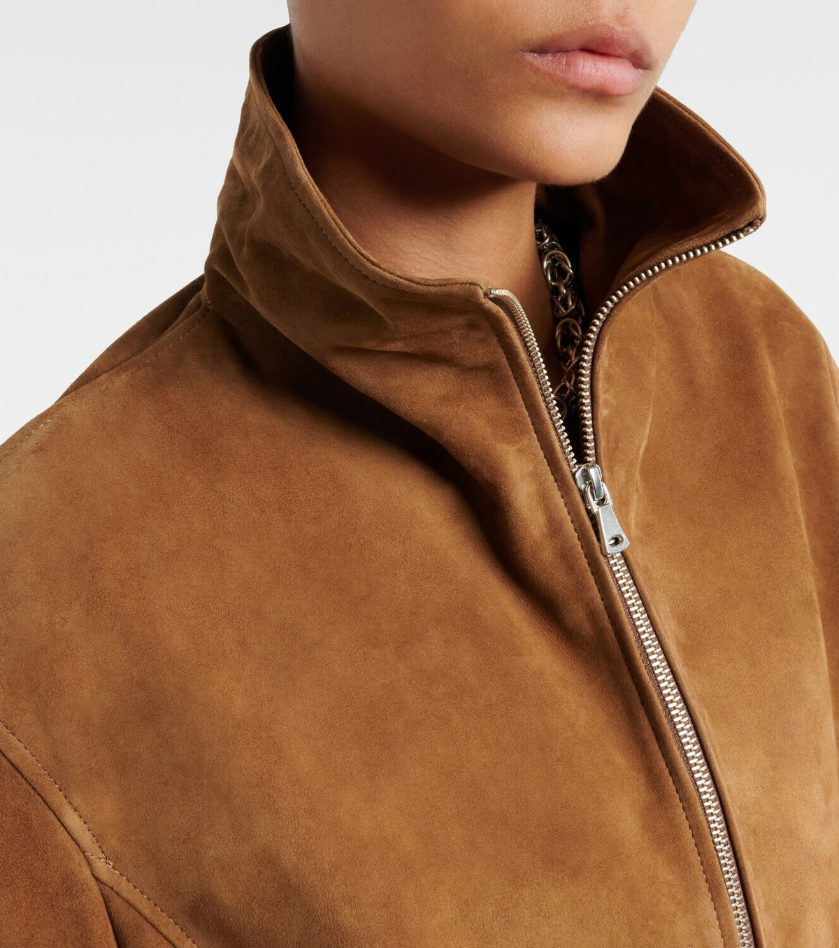 Nour Hammour Etienne suede jacket