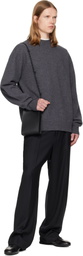 Jil Sander Gray Wool Sweater