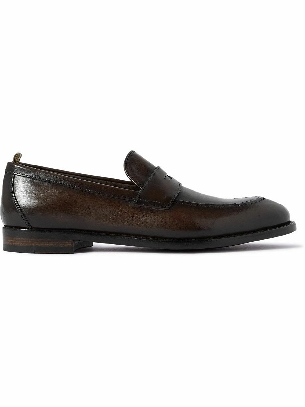 Photo: Officine Creative - Tulane leather loafers - Brown