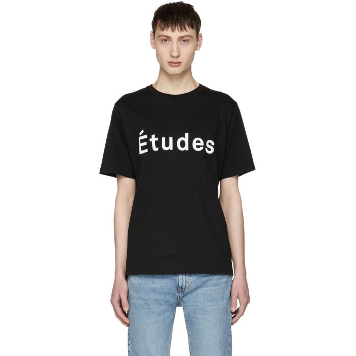 Photo: Études Black Page Logo T-Shirt 