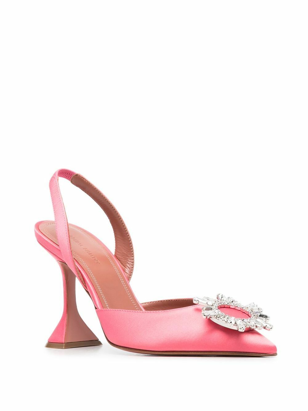 AMINA MUADDI - Begum Sling Satin Pumps Amina Muaddi