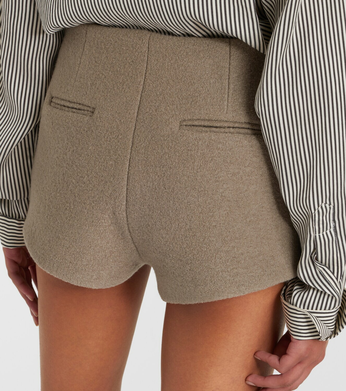 The Frankie Shop Vail virgin wool shorts