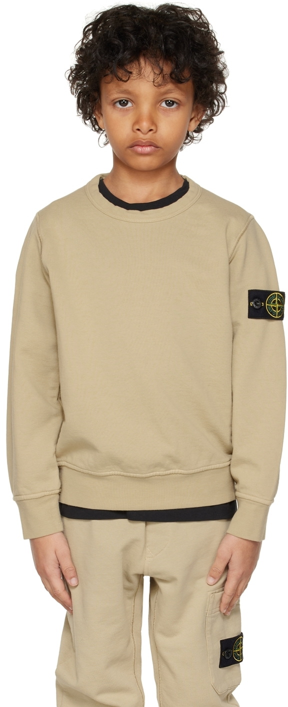 Stone island sweatshirt on sale beige