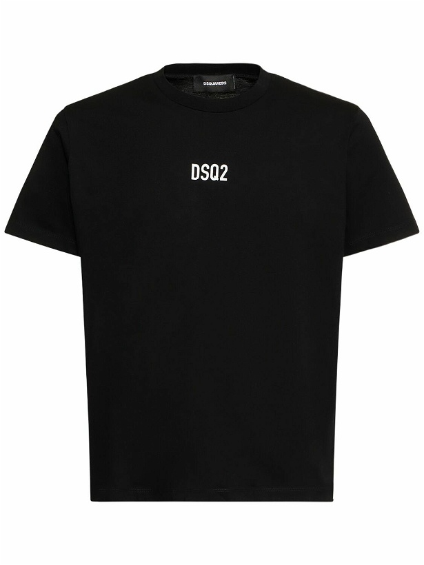 Photo: DSQUARED2 - Logo Cotton Jersey T-shirt