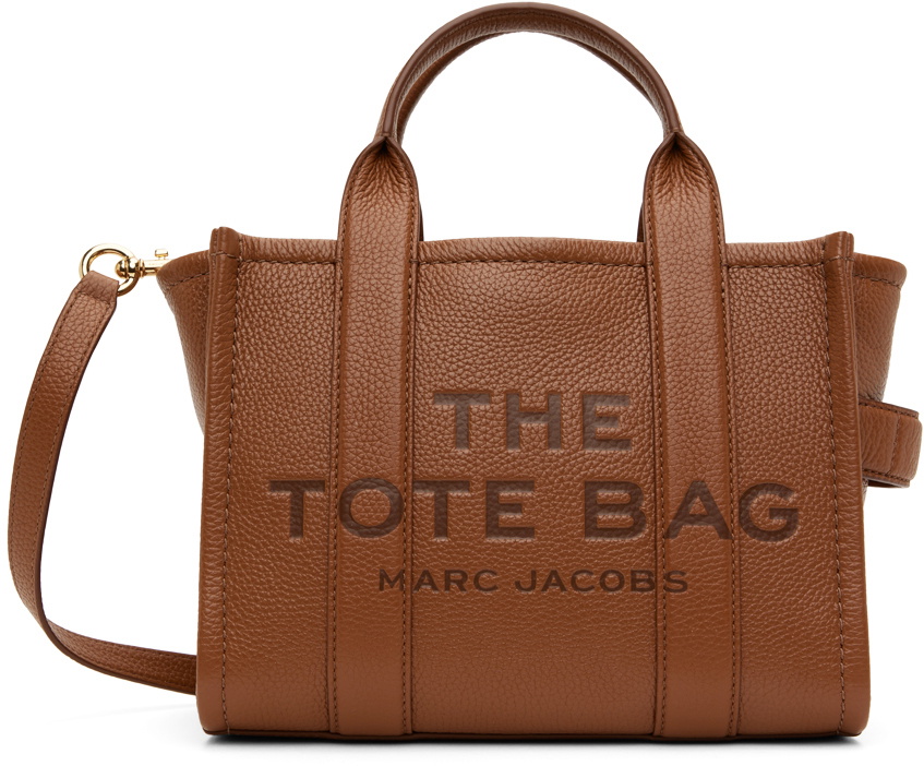 Marc Jacobs Brown 'The Leather Small Tote Bag' Tote