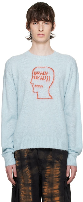 Photo: Brain Dead Blue Superfuzz Sweater