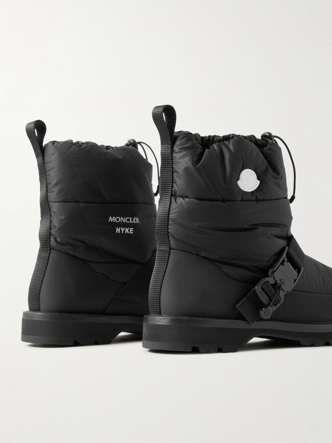 Moncler Genius - HYKE Rubber-Trimmed Quilted Shell Snow Boots 