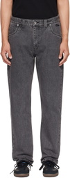 Dime Black Straight Jeans