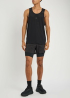 Satisfy Space-o Perforated Stretch-jersey Vest Black