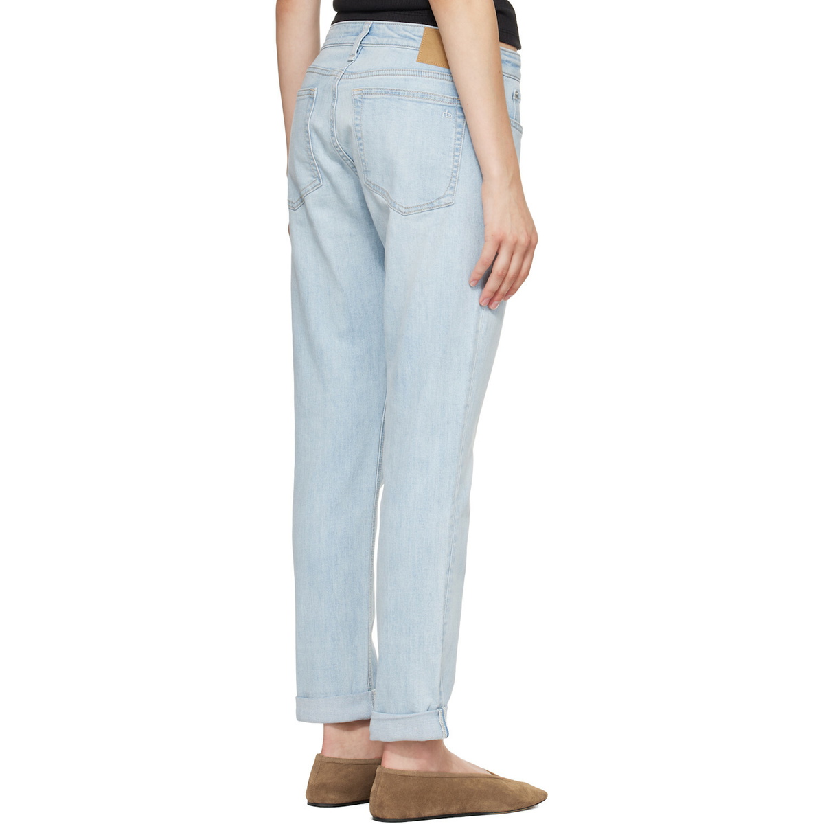 rag & bone Blue Dre Slim Boyfriend Jeans