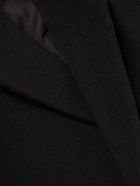 Fear of God - Oversized Double-Breasted Belted Melton Wool Overcoat - Black