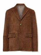 Paul Smith - Suede Suit Jacket - Brown