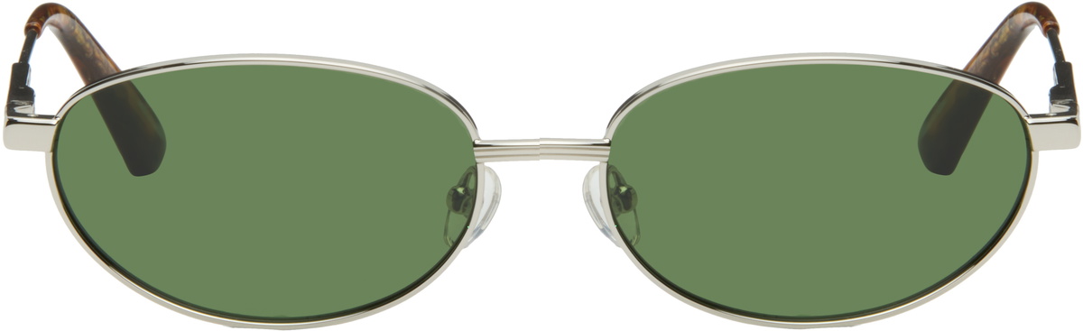 JACQUEMUS Silver 'The Alba' Sunglasses Jacquemus