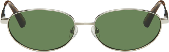 Photo: JACQUEMUS Silver 'The Alba' Sunglasses