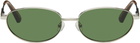 JACQUEMUS Silver 'The Alba' Sunglasses
