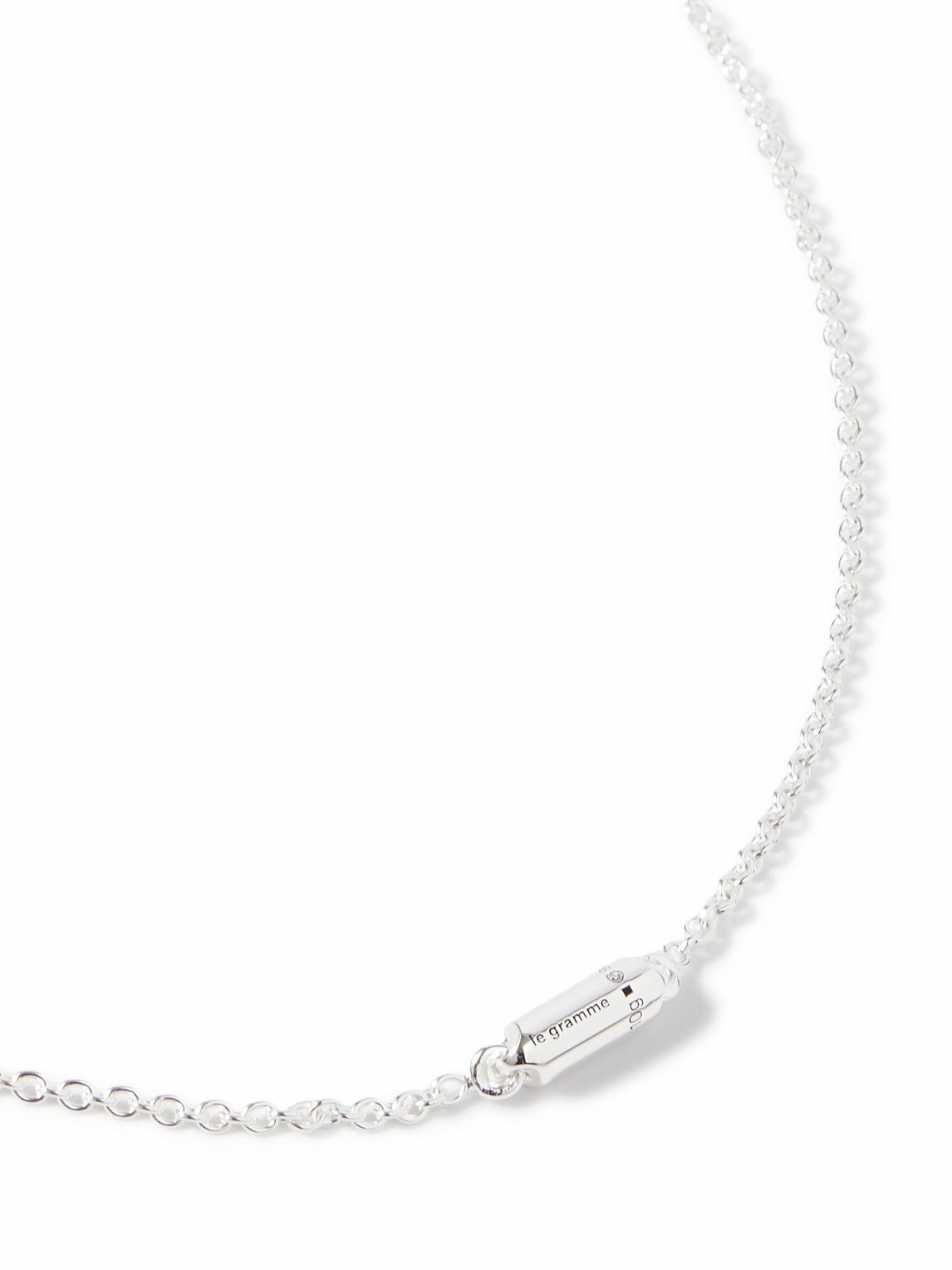 Le Gramme - 10g Segment Recycled Sterling Silver Pendant Necklace