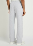 God Made Signature Logo Straight-leg Cotton Sweatpants Grey