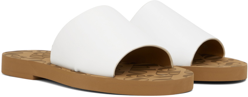See by Chloé White Essie Slide Mules