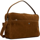 Acne Studios Brown Camero Camera Suede Shoulder Bag
