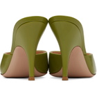 Gianvito Rossi Green Sofia Mule Heeled Sandals