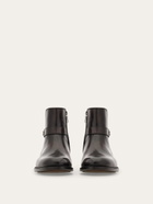 Ferragamo Mens Ankle boot with Hug buckle in Brown