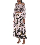Alexandra Miro Gypsy printed cotton crop top