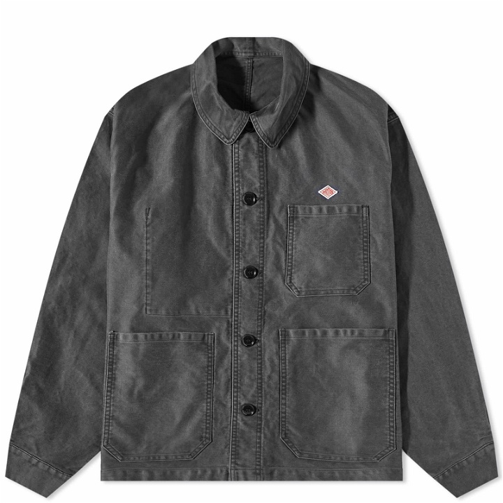 Photo: Danton Men's French Coverall Jacket in Black