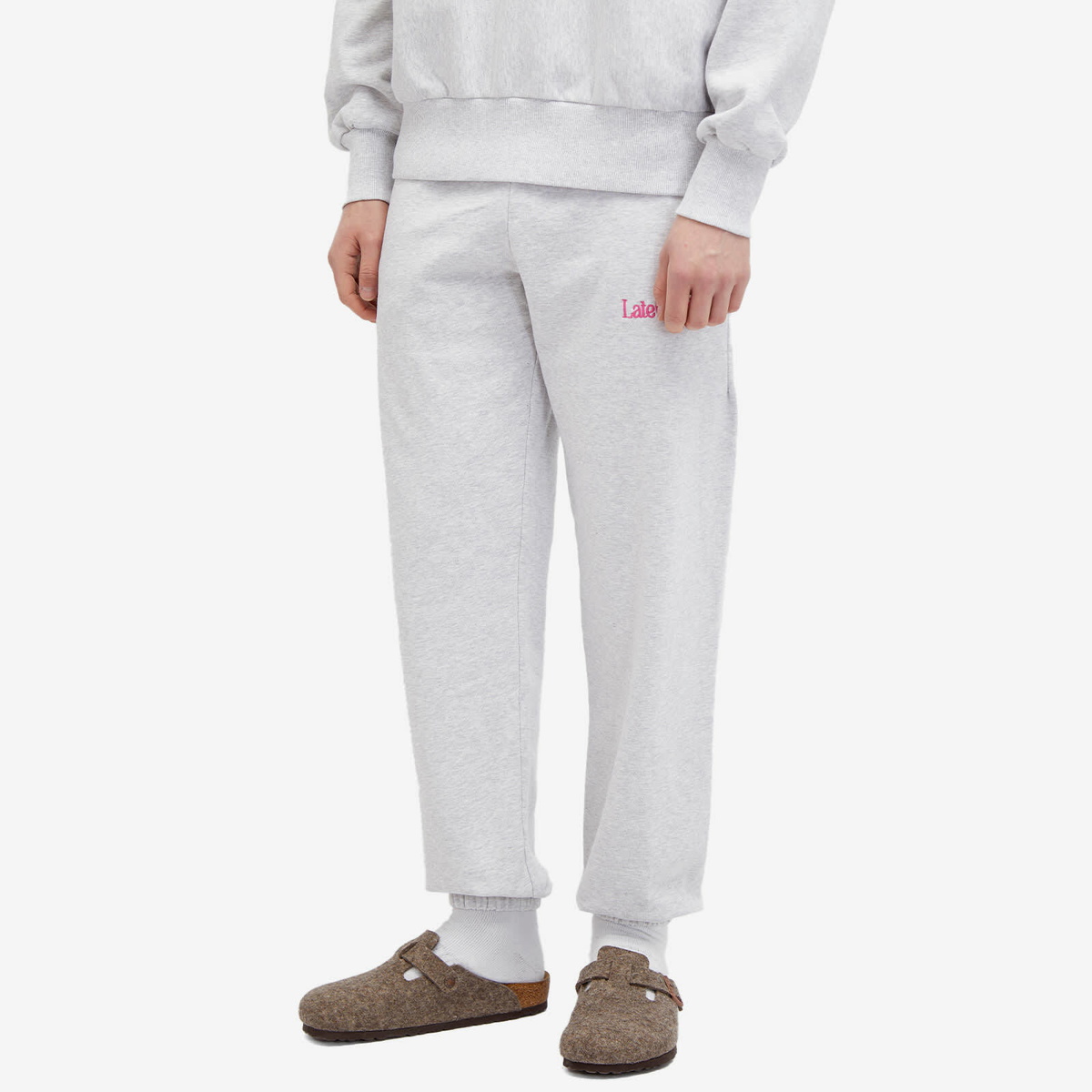 Late Checkout Men's Logo Shorts in Grey