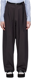 HYEIN SEO Gray Belted Trousers